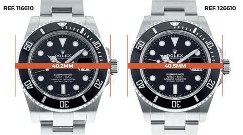 rolex submariner thickness mm